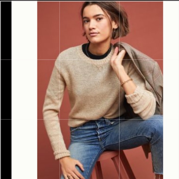 Anthropologie Sweaters - Anthropologie FRYE Morgan Sweater New Sand Medium